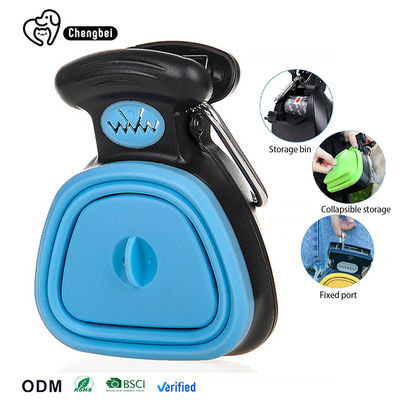 kopen Blauwe handheld hond poep scoop draagbare poep scooper voor wandelen online vervaardiging