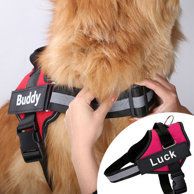kopen XS-XXL Nylon Huisdier Harness Hond Borst Harness Geen trek High Visibility Hond Harness online vervaardiging