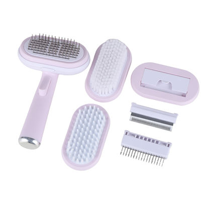 kopen Haar verwijderen Pin Comb Huisdier Grooming Kit Zelfreiniging Slicker Borstel Shedding Tool online vervaardiging
