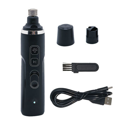 kopen Zwarte USB-oplaadbare elektrische nagelknippers voor honden LED elektrische nageltrimmer voor huisdieren online vervaardiging