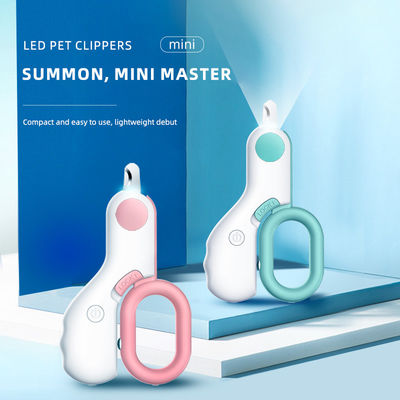 kopen Mini-hondennagelknippers met bewaker LED veiligheid ijzeren plastic nagelknipper voor katten online vervaardiging