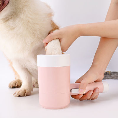 kopen Roze hondenschoonwasser Silicone hondenschoonwasser Automatische hondenschoonwasser online vervaardiging