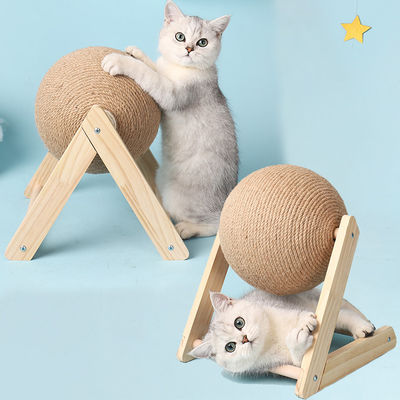 kopen Kat Krabbelbal Speelgoed Geschikt Training Sisal touw Board Krakende Voet Stocked Huisdier online vervaardiging