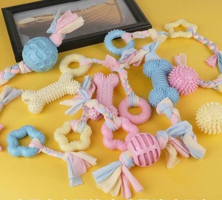 kopen HondenspeelgoedKleine hondenpuppy's Huisdier Natuurlijke kauw speelgoed Molar Rod Tpr touw Speelgoed Kattenkruid online vervaardiging