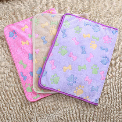 kopen Honden deken zacht pluis Koralen vacht Mechanisch wassen Huisdieren Rusten Slapen Op maat gedrukt online vervaardiging