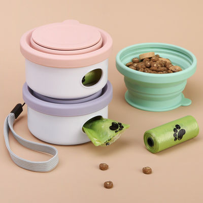150 ml siliconen opvouwbare hondenbeker OEM ODM opvouwbare hondenbeker huisdiervoeder