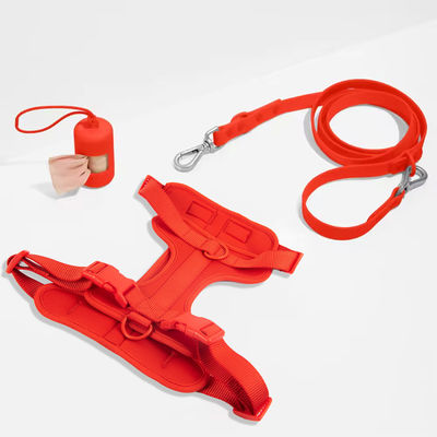 Neopreen lijn kraag Combo Verstelbare zachte PVC rode kraag en lijn