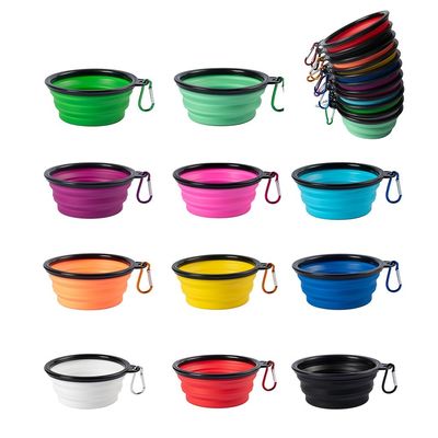 350 ml 1000 ml opvouwbare hondenbak TPE siliconen opvouwbare hondenbak