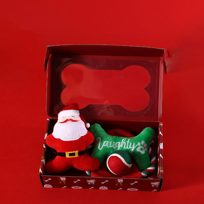 Kerstfeest geschenk set geknoopt frisbee speelgoed bal hond kauwen accessoires vakantie speeltijd