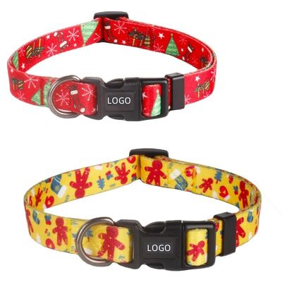 Hond geschenken voor huisdierenhond polyester kerstmandatoepassing waterdicht kraag voor huisdieren verstelbare luxe