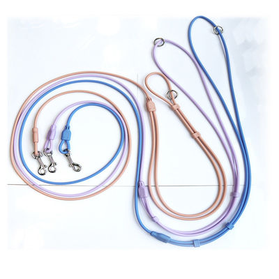 Macaron PVC Slip Lead Dog Leash Handen Gratis Slip Lead Collar Waterdicht