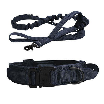 Zwarte duurzame nylon riemen OEM ODM training riemen voor puppy's