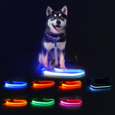 120cm Led Hond Leash Oplaadbare USB Verlicht Hond Leash Gepersonaliseerd
