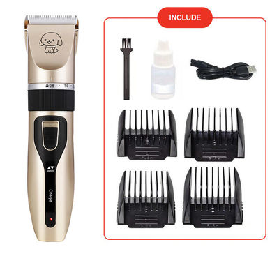 110V-240V Hondenverzorgingsclippers Draadloze lage geluidsdruk Kattenverzorgingsclippers