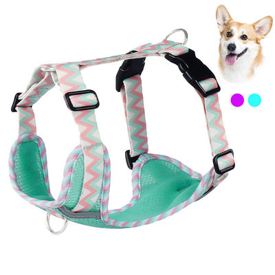 Hondenleashvest Huisdier harnas Reflectieve strip Honden keten leveringen met aangepast logo en gevelde ontwerp
