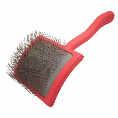 Huisdier Draad Verzorgingsborstel Houten Handle Metal Long Pin Slicker Borstel voor middelgrote honden