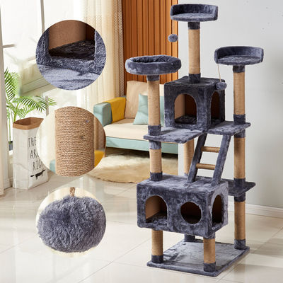 Cat Tree Scratch Post als foto of aangepast speelgoed type interactief speelgoed vals bont touw
