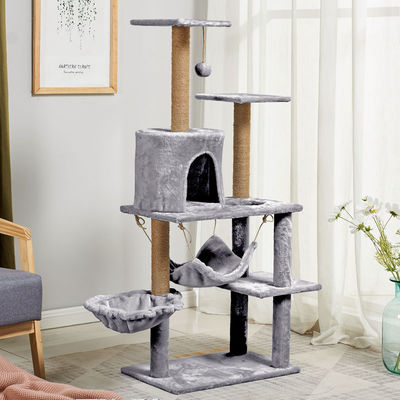 Meerlaagse kattenklimtoren SISAL MDF Kattenkrabberen Bomen