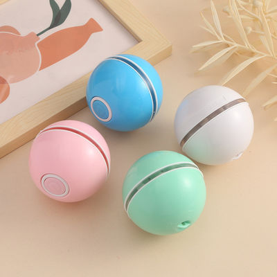 Pet Cat Toy BallBlue USB Smart LED licht oplaadbaar interactief automatisch rollen