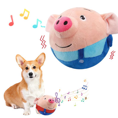 Hond Plush Speelgoed Grappig Varken Elektronische Interactieve Huisdieren Bouncing Balls Actief Bewegen Schreeuwend